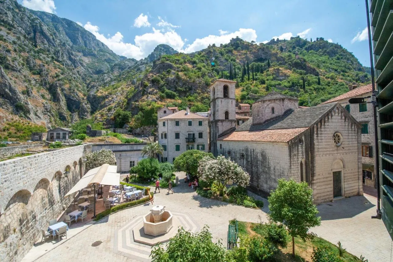 View over Kotor Old Town from a Kotor Nest apartment